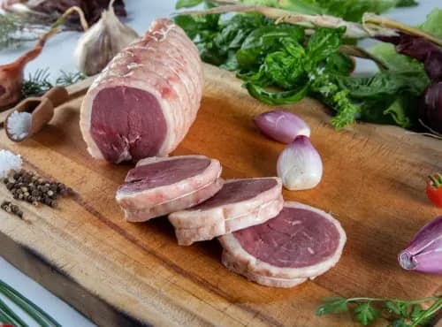 Tournedos de canard frais au foie gras