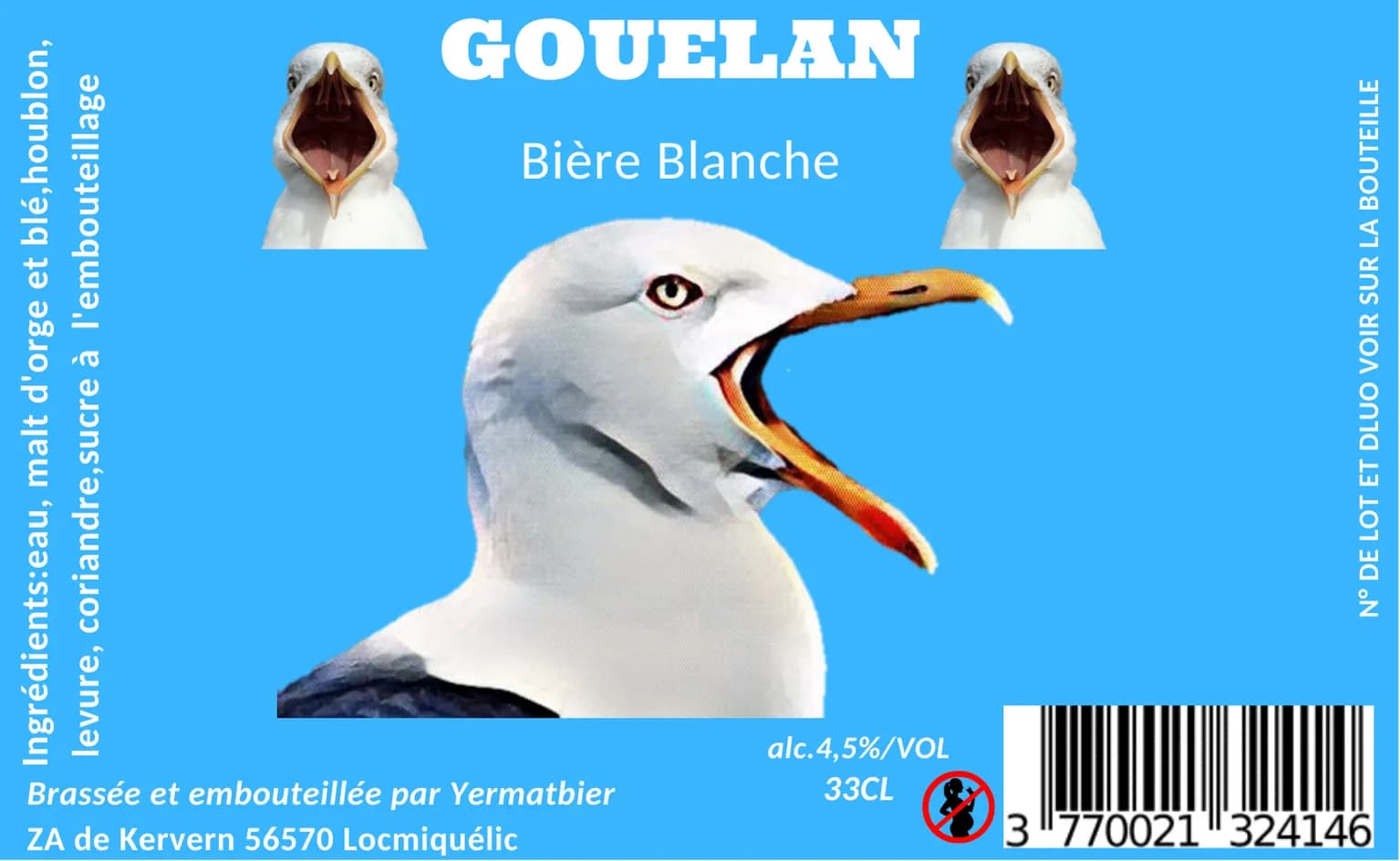 Bière Blanche Artisanale – 6 Bouteilles de 33cl