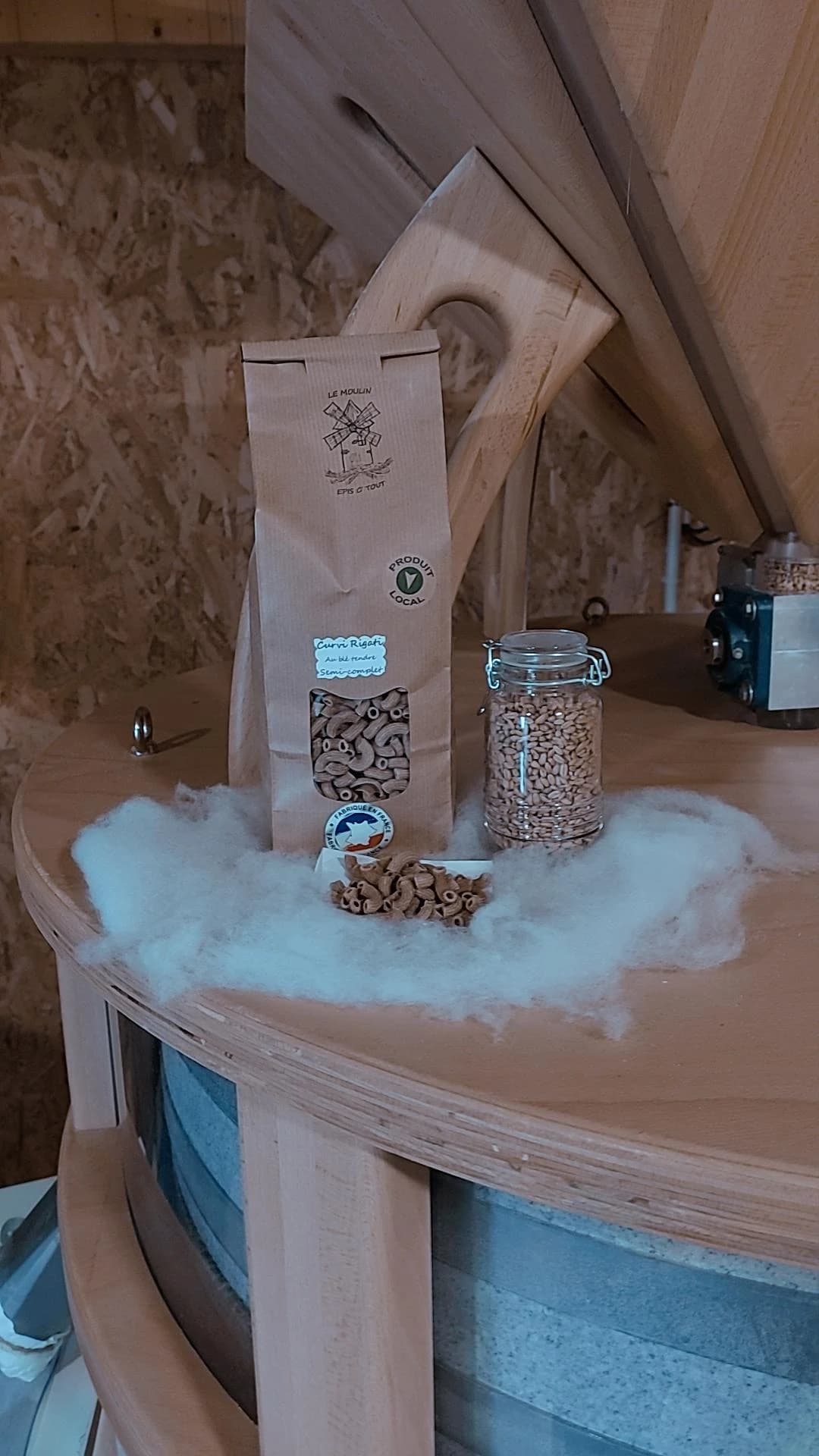 Pâtes curvi Rigati au blé tendre Semi complète