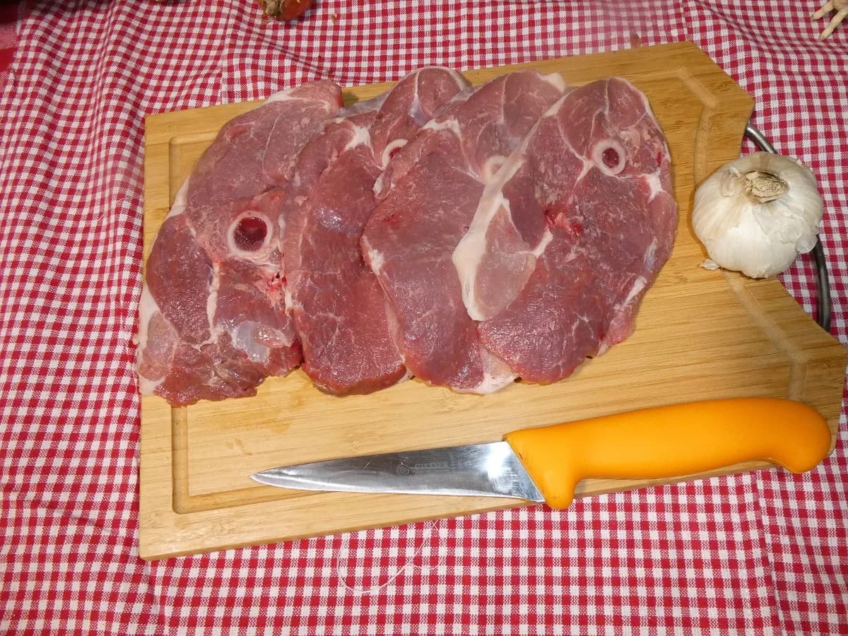 Tranche de gigot d'agneau