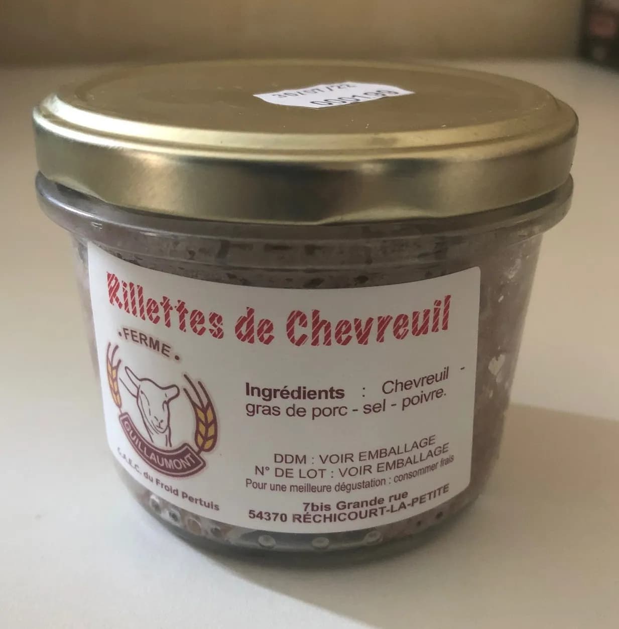 Rillettes de Chevreuil