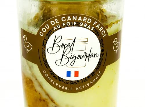 Cou de canard farci au foie gras