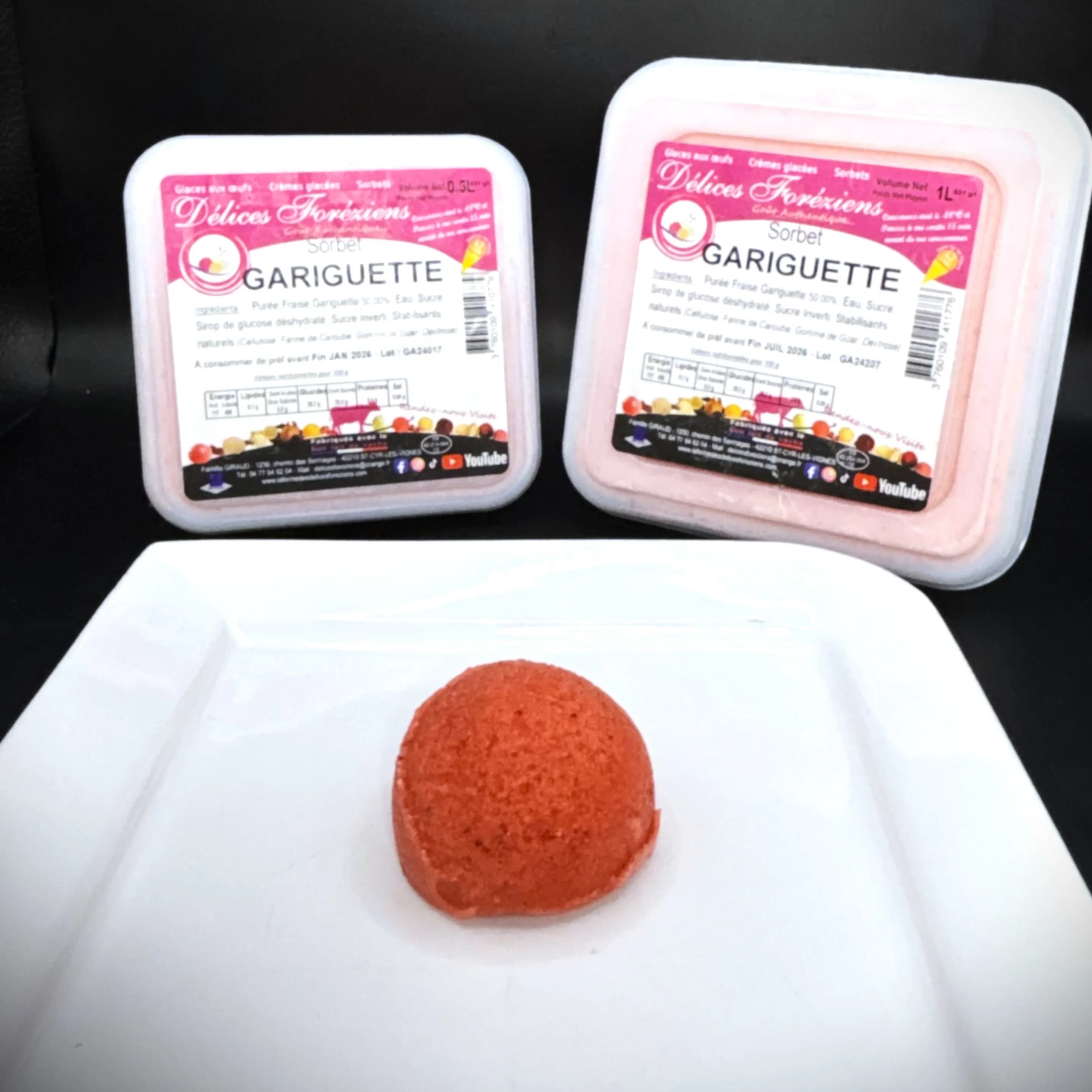 Sorbet Fraise Gariguette