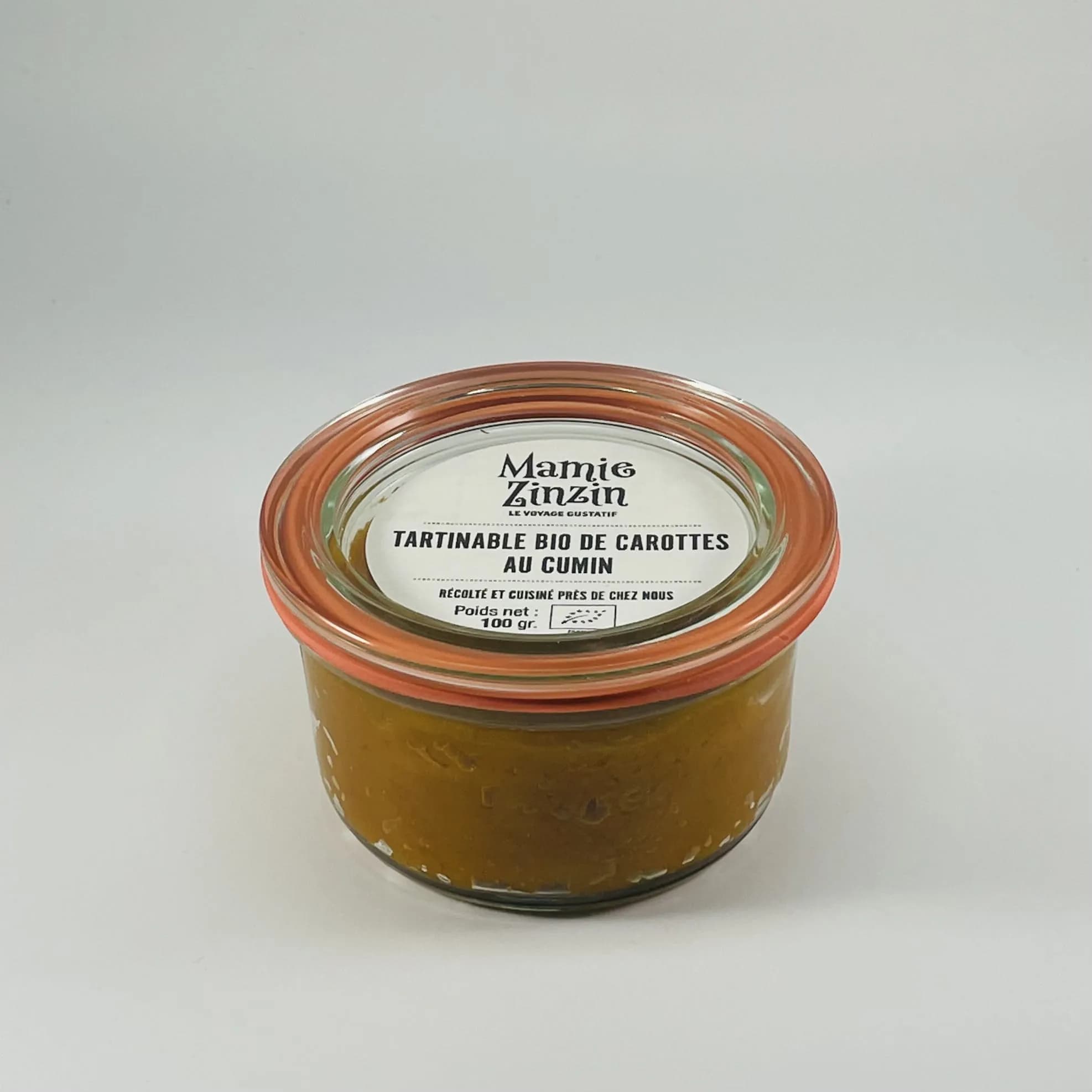 tartinable bio de carottes au cumin