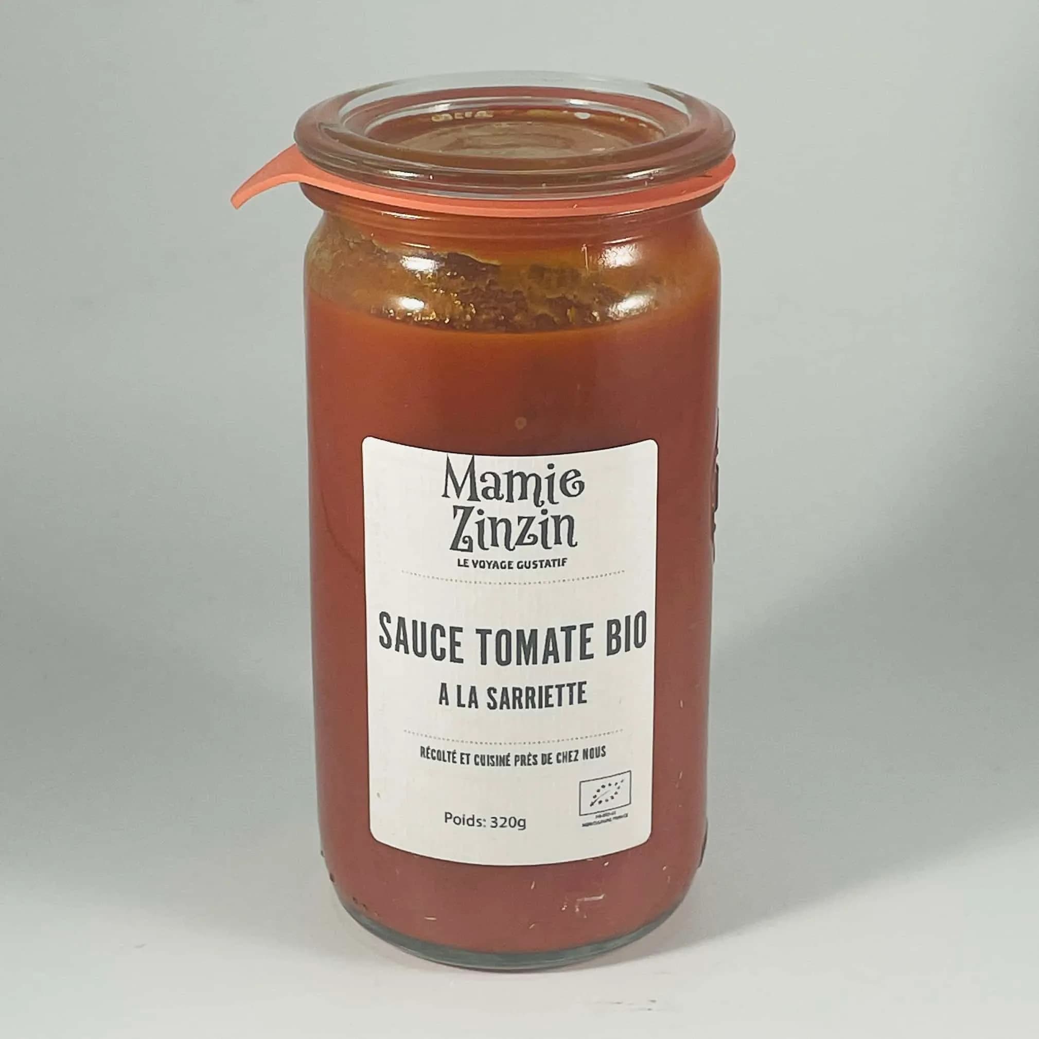 sauce tomate bio à la sarriette