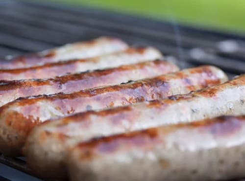 Saucisses de cerf aux champignons