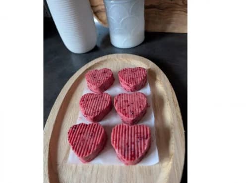 Beurre "Cœur" framboise 6x20g