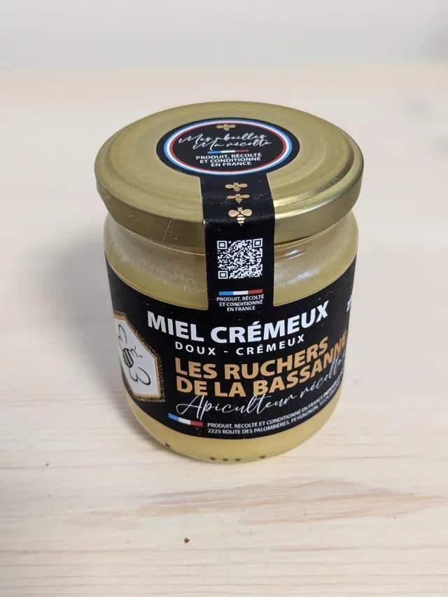 Miel crémeux doux
