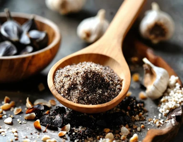 Sel à l’ail noir bio