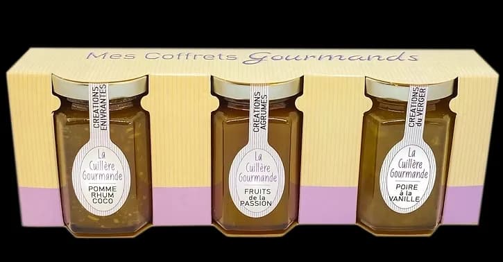 Coffret confitures "Inspiration des Iles"