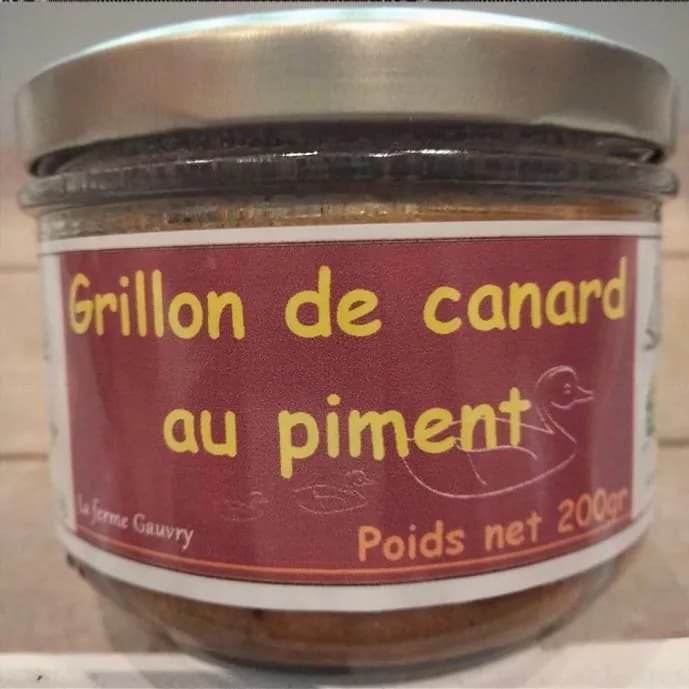 Grillons de canard piment