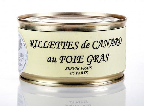 Rillettes de canard au Foie Gras 200 g - 30% de Foie Gras