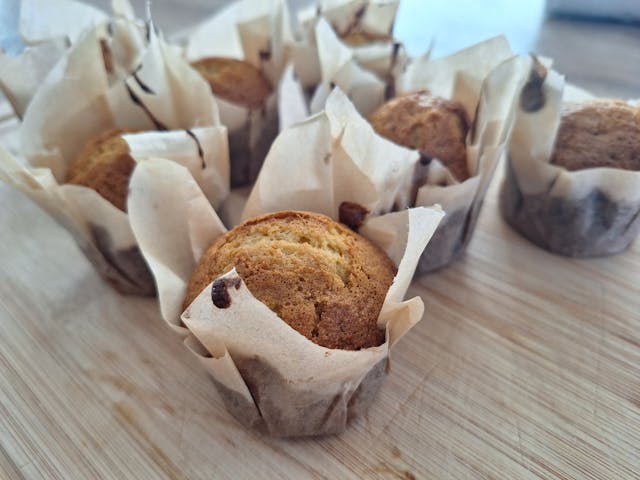 Muffins aux pépites de chocolats x2