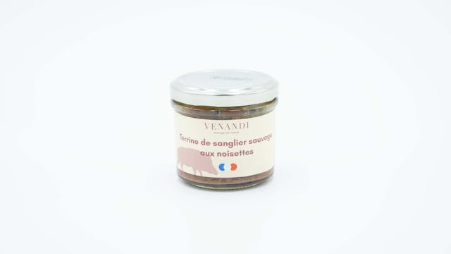 Terrine de Sanglier sauvage aux Noisettes - 100g