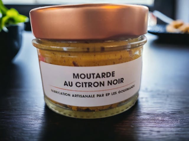 Moutarde au citron noir