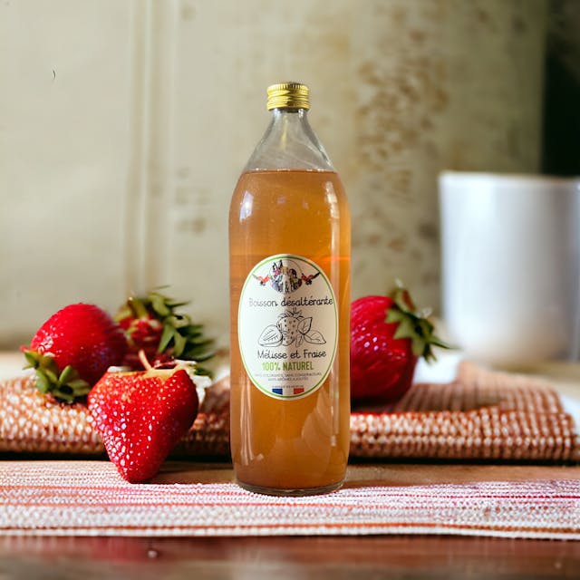 Boisson fraise et mélisse 1 litre