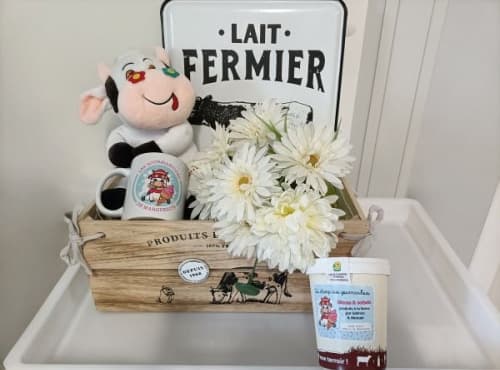 Glace fermière yaourt fraise