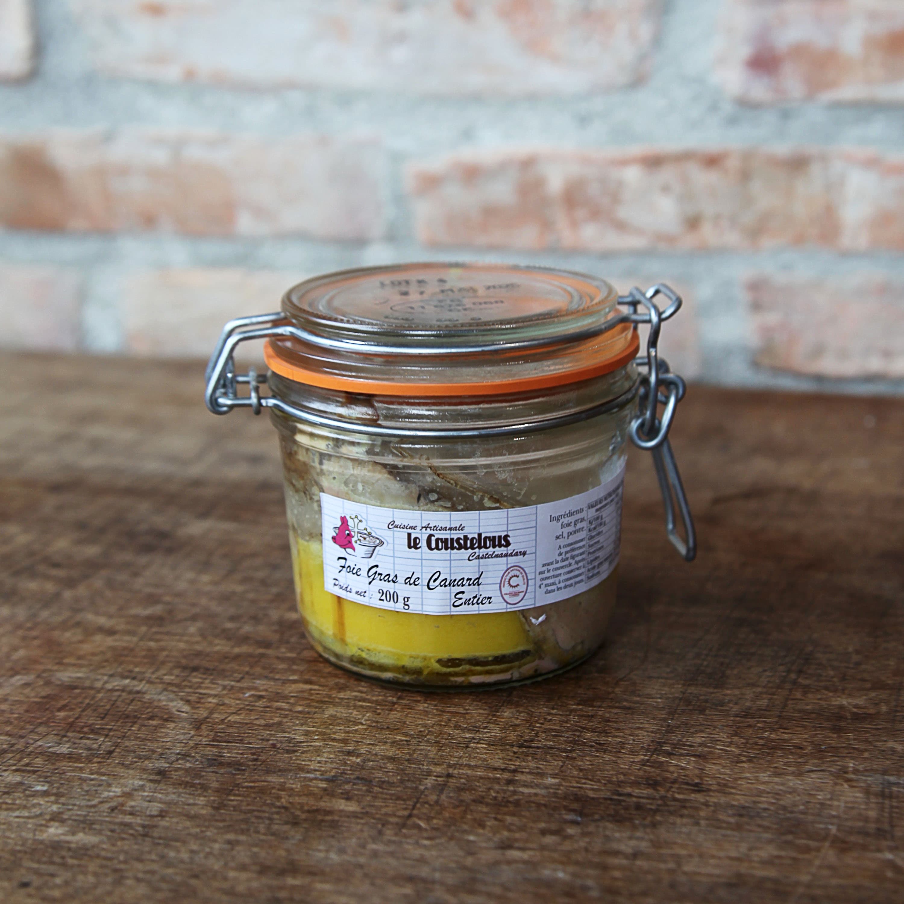 Foie gras de canard entier