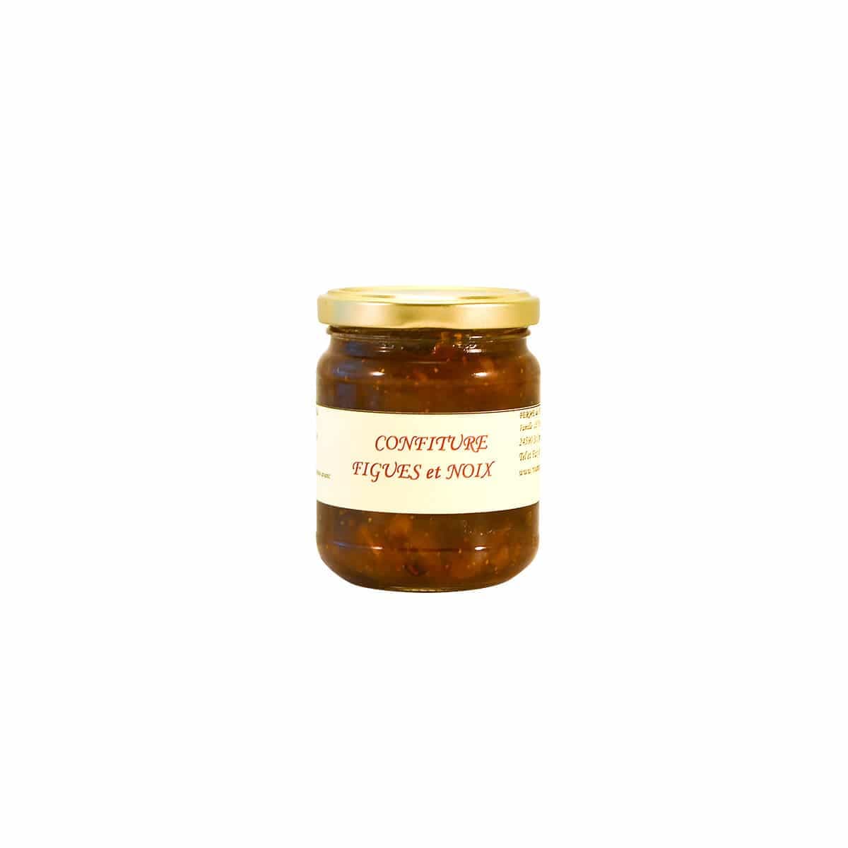 Confiture de figues et noix