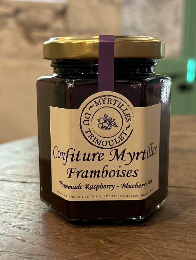 Confiture Myrtille & Framboise