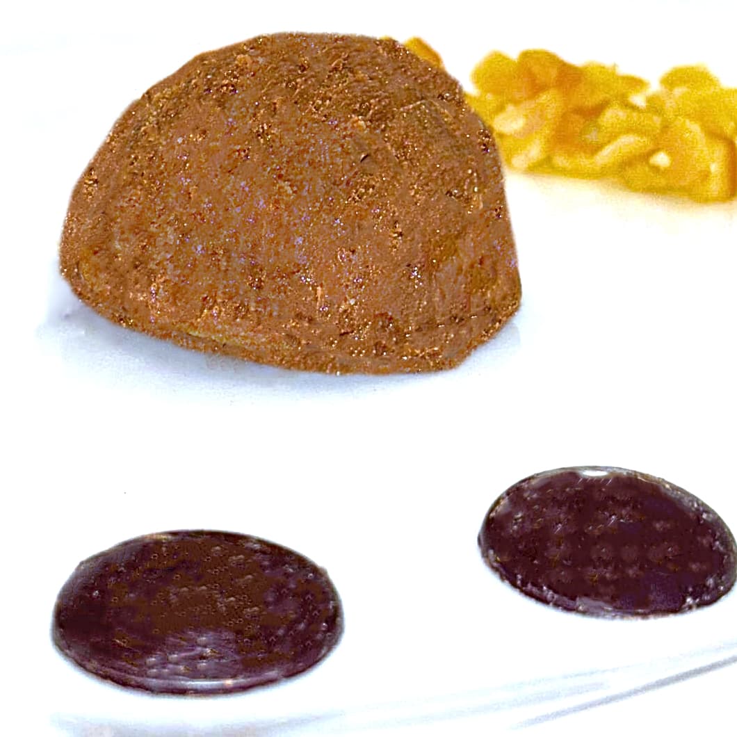 Glace aux Œufs Chocolat Ecorces d'Orange