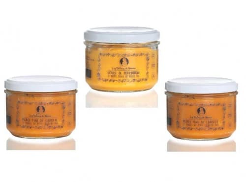 Lot de 3 Petits Pots Bio dès 8 Mois – 2x Carotte Panais au Petit Épeautre & 1x Potimarron Patate Douce au Poulet