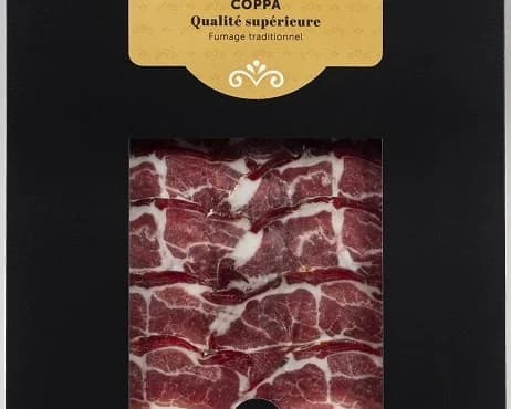 Coppa en tranches, de Qualité Supérieure, Fumage Traditionnel