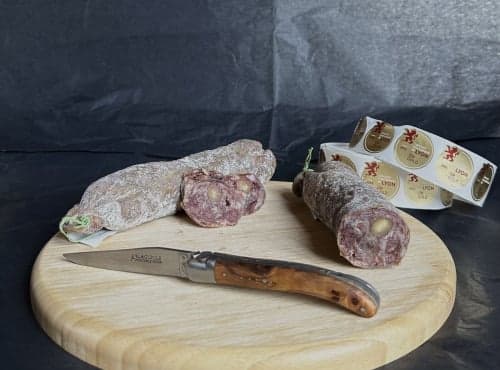Saucisson de porc gascon aux noisettes 200g BIO