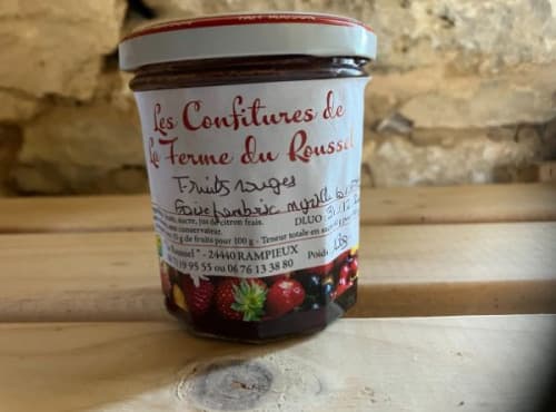 Confiture de fruits rouges 190g