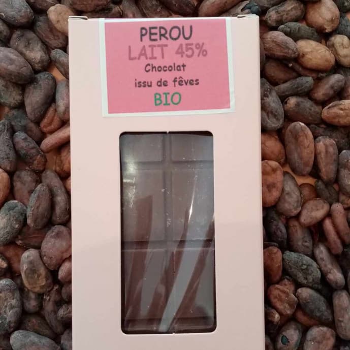 Plaque Chocolat au Lait origine Pérou - BIO