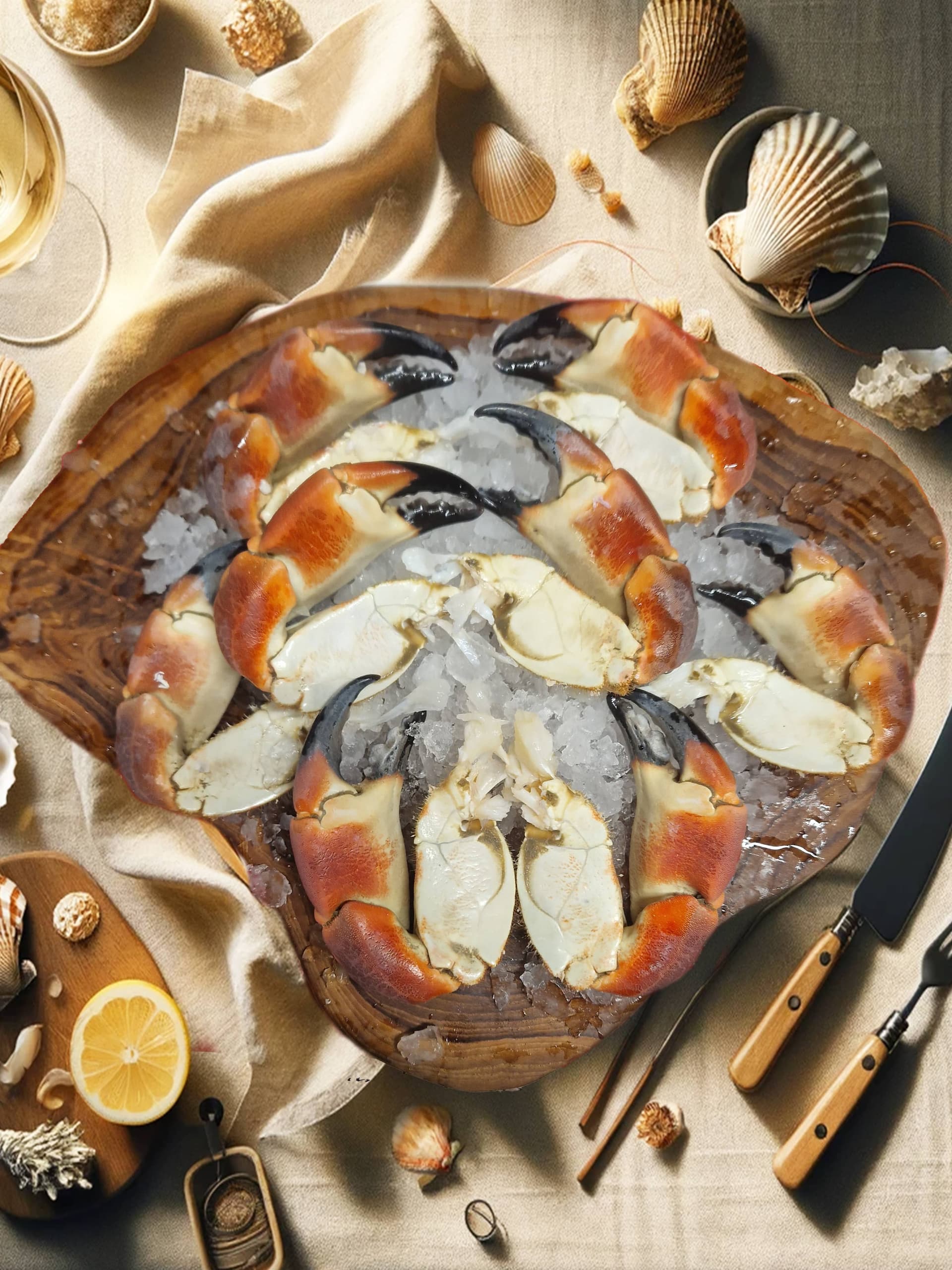 Pinces de Tourteaux Cuites