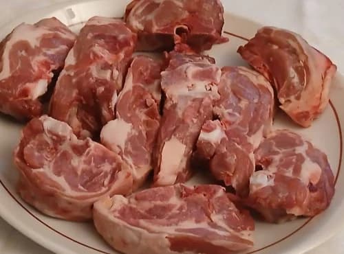 Collier d'agneau de pré-salé