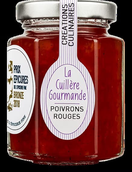 Confit de POIVRONS rouges au Piment