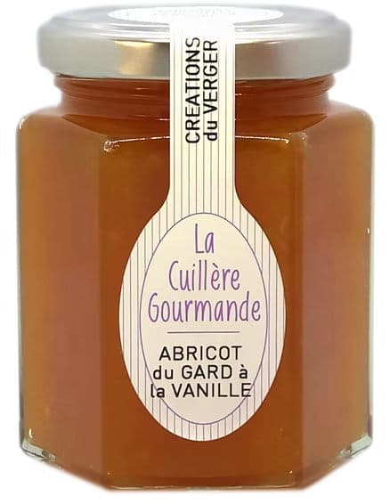 Confiture d'ABRICOT du Gard à la Vanille de Bourbon