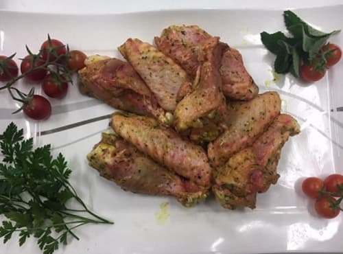 Ailes de poulet marinées Curry