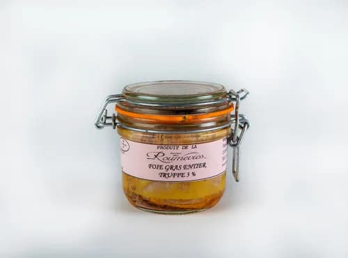 Foie gras entier de canard fermier du Périgord truffé 3%