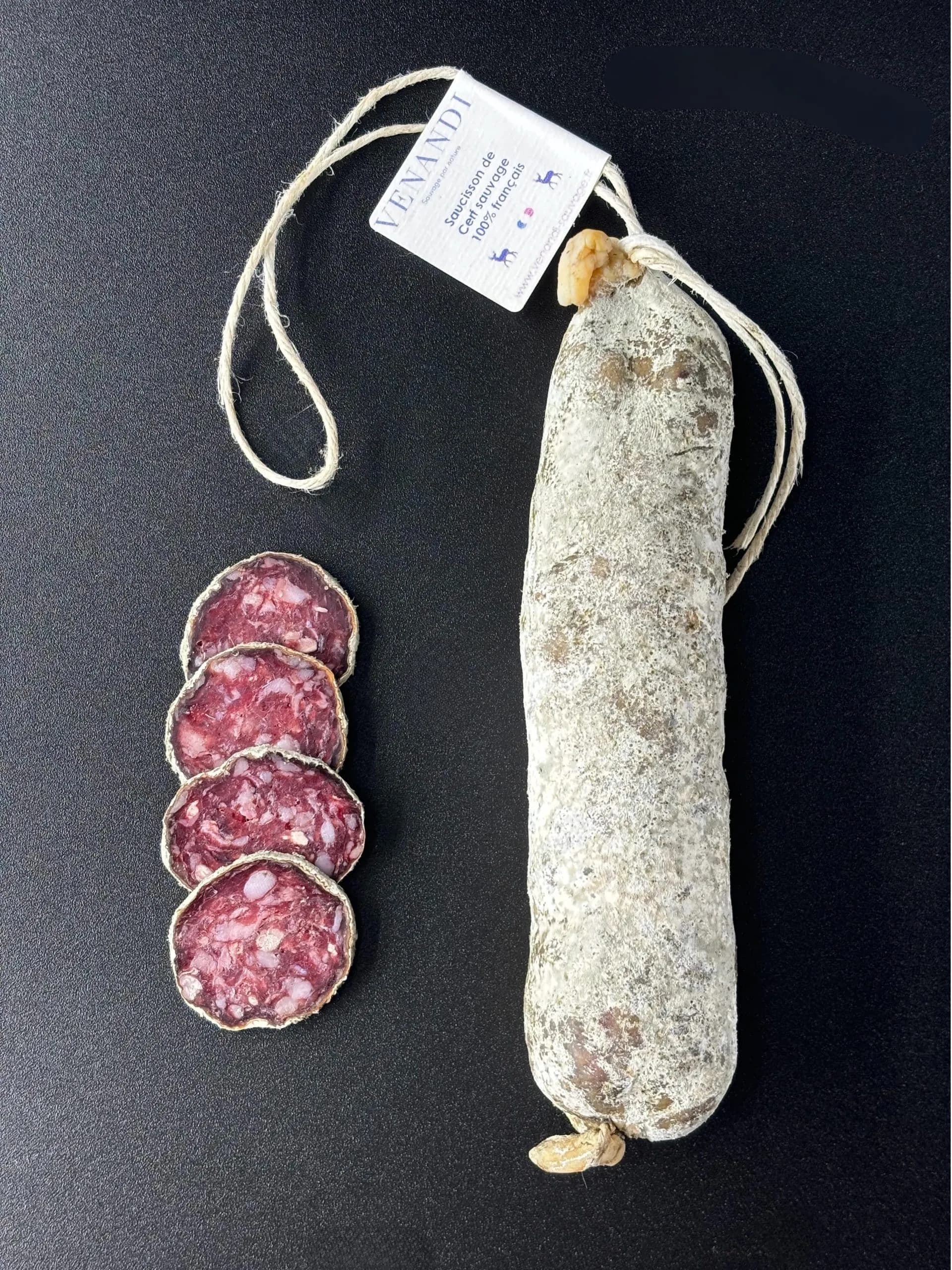 Saucisson de Cerf sauvage 100% français
