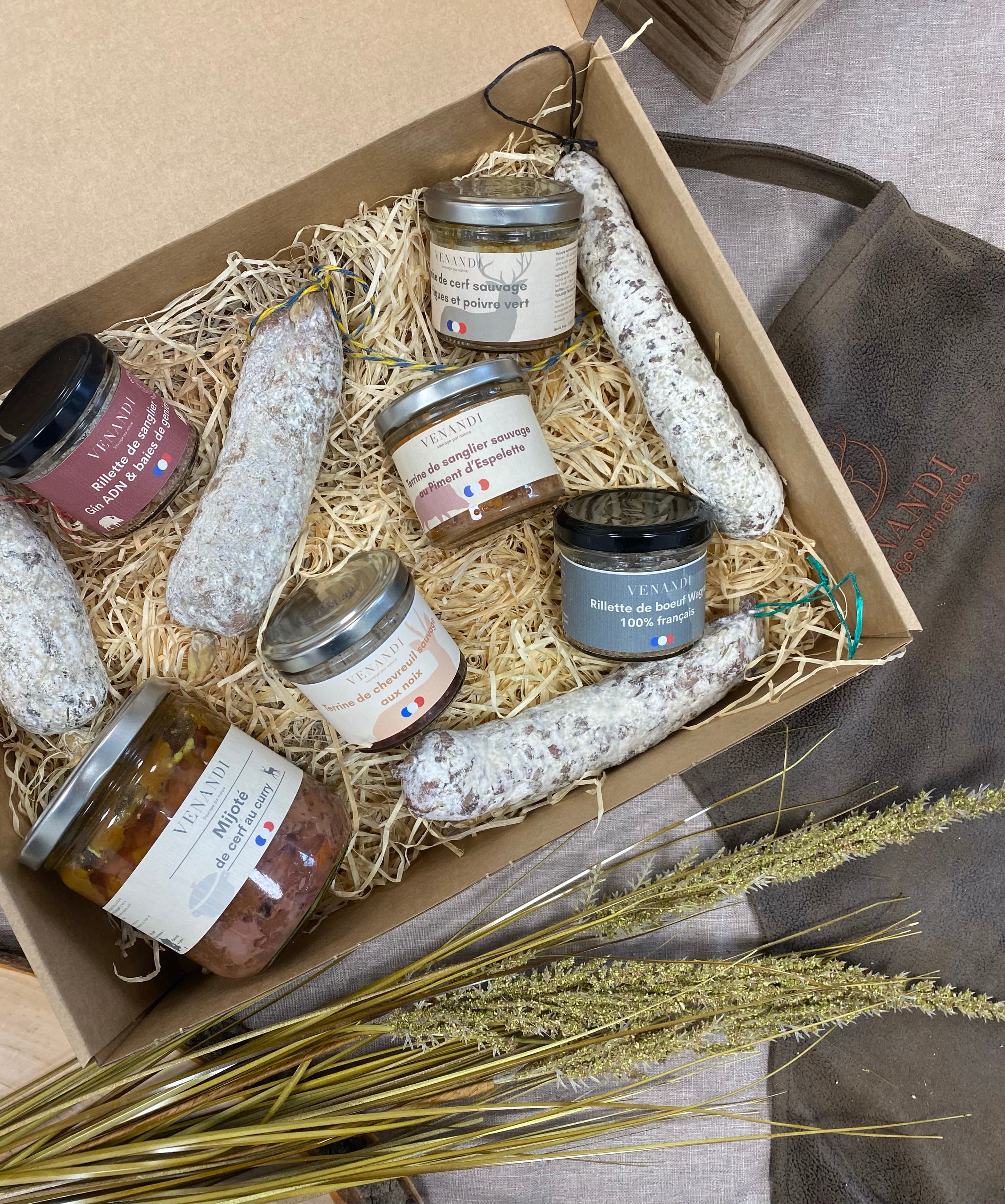 Coffret “La Quintessence” – 10 produits de gibier