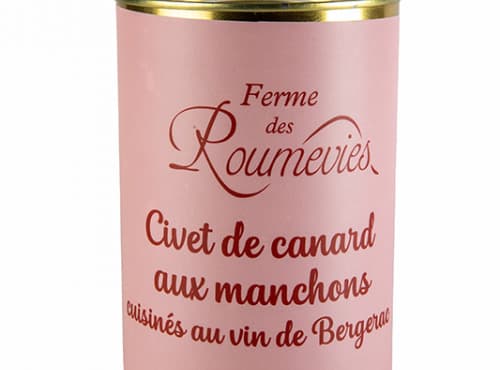 Civet de canard au vin de Bergerac