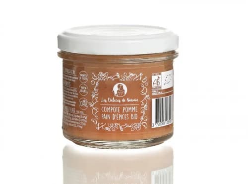 Lot de 6 Compotes Bio dès 10 Mois – Pomme & Pain d’Épices