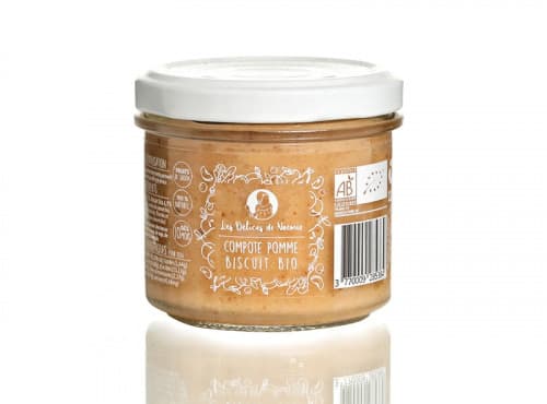 Lot de 3 Compotes Bio dès 10 Mois – Pomme & Biscuit