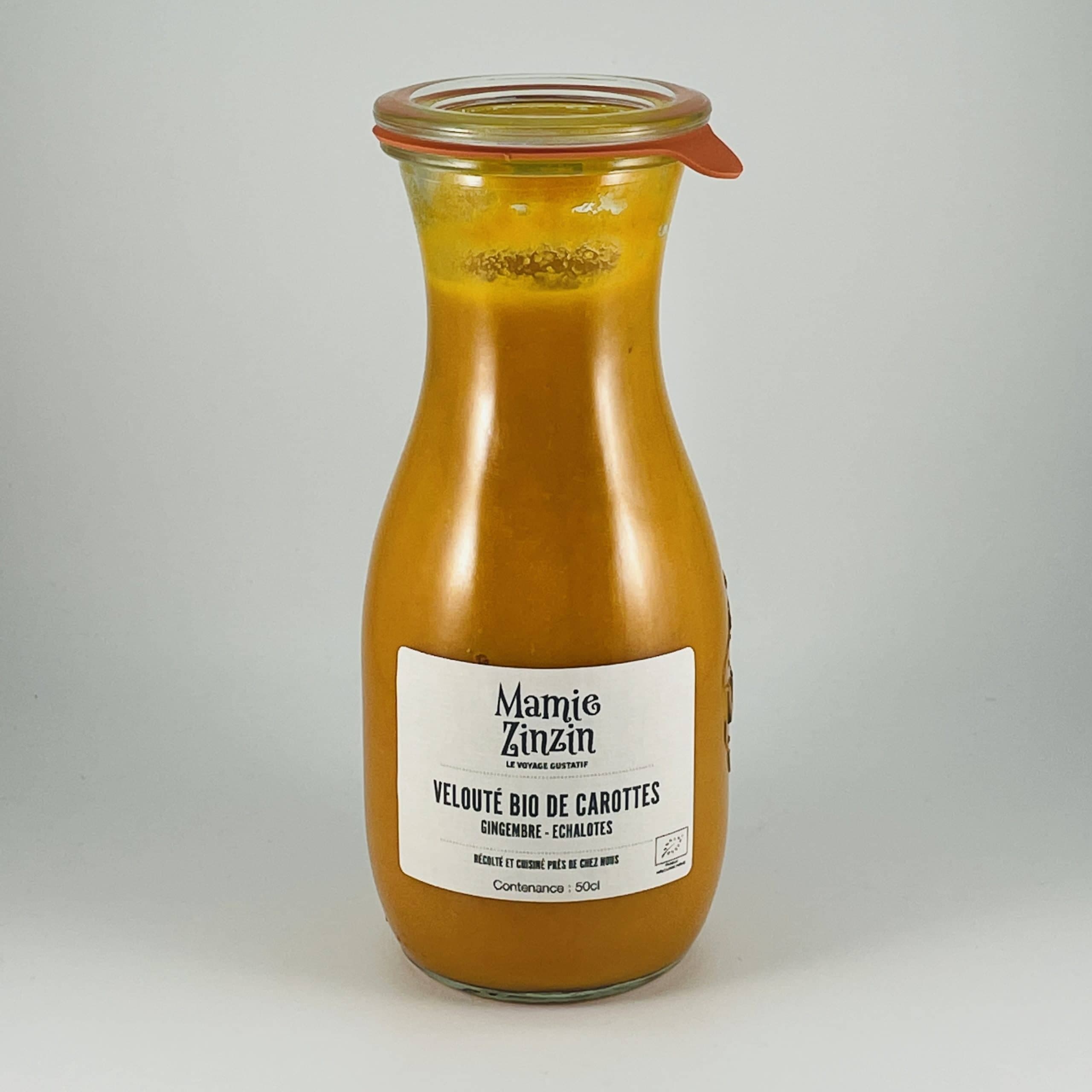 velouté bio de carottes gingembre