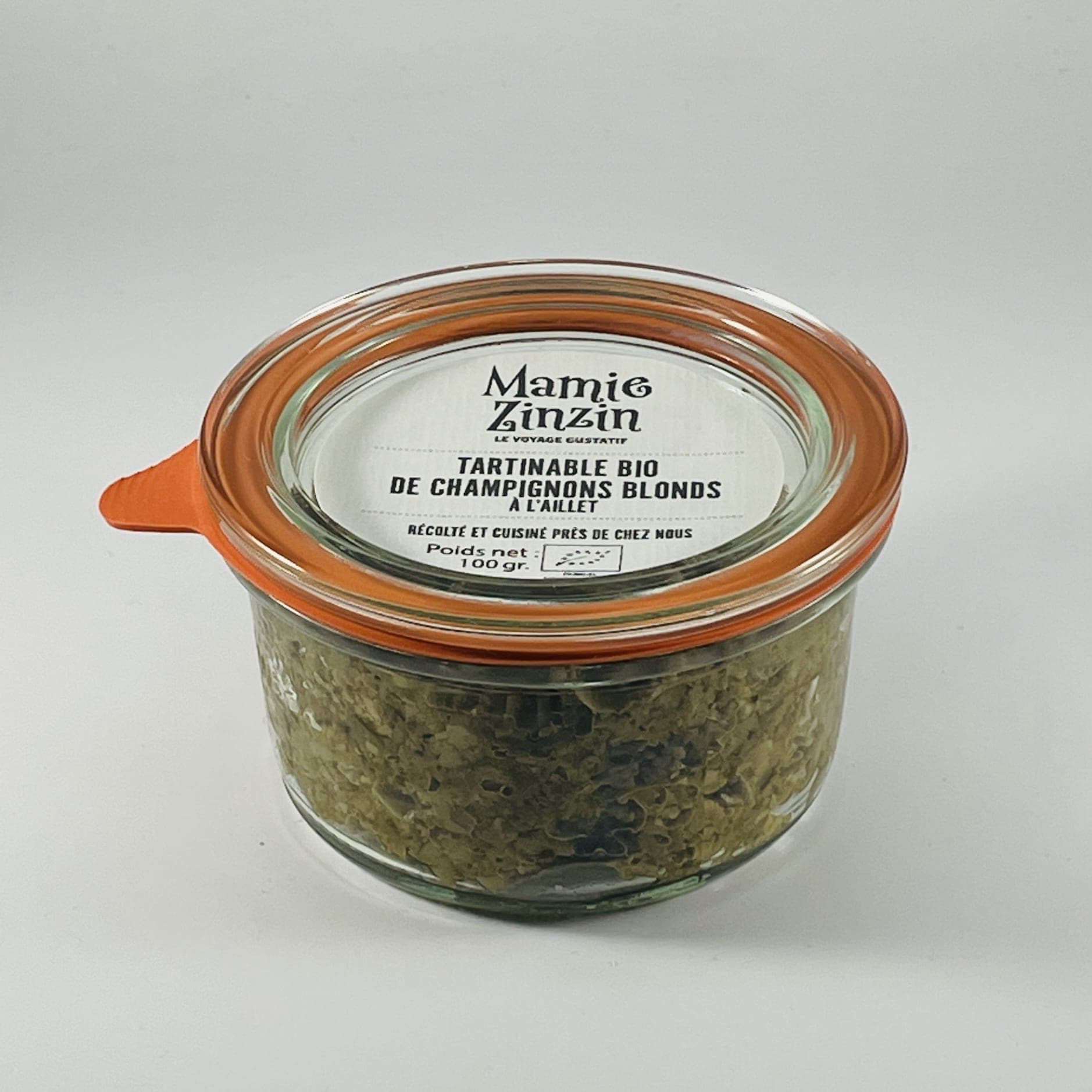 tartinable bio de champignons