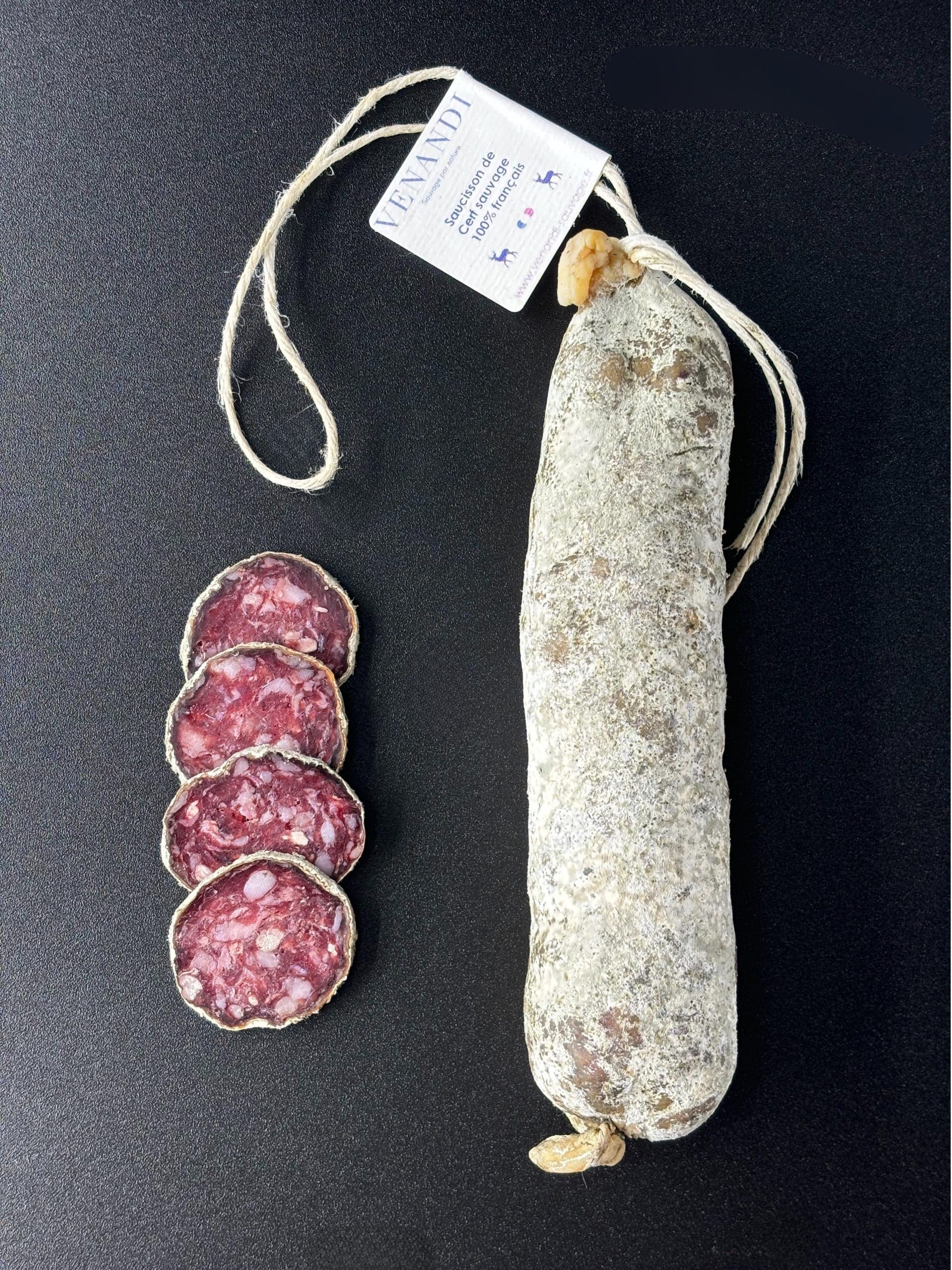 Saucisson de Cerf sauvage 100% français