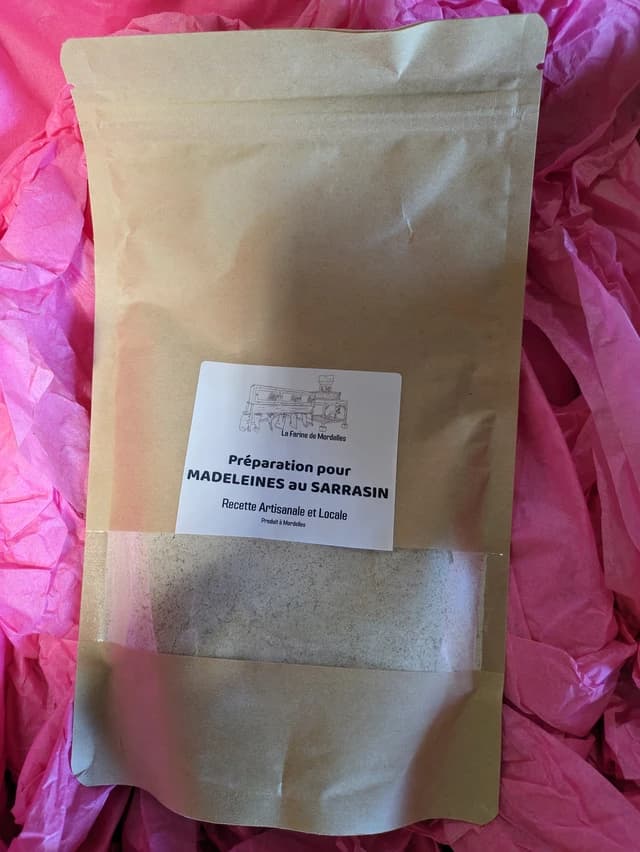 Préparation pour madeleines au sarrasin