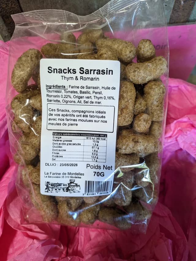 Soufflés sarrasin au thym et romarin