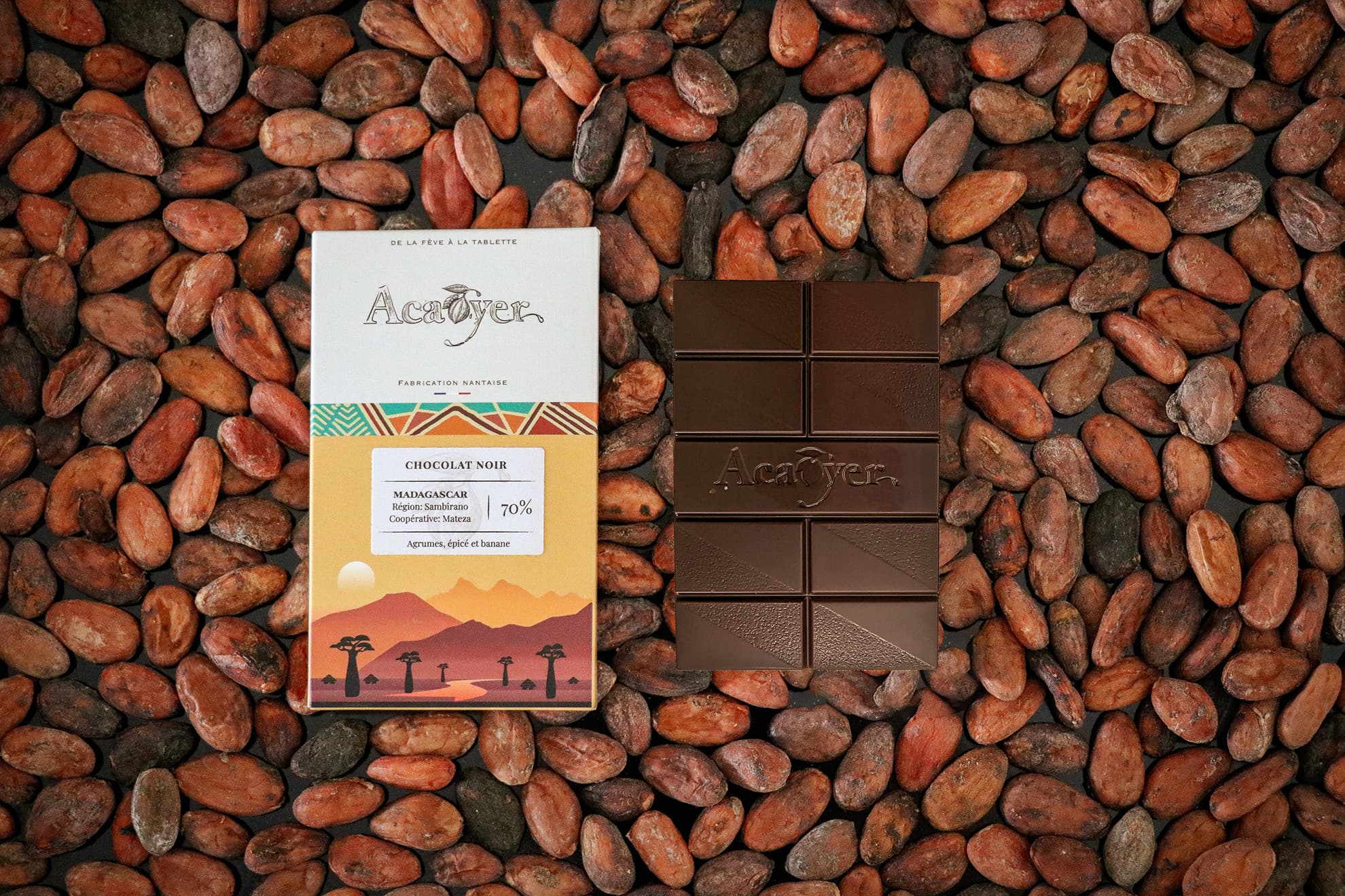 Chocolat noir - Madagascar - 70%